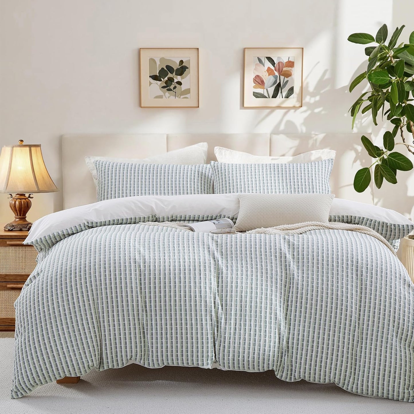 Waffle Weave Duvet Cover