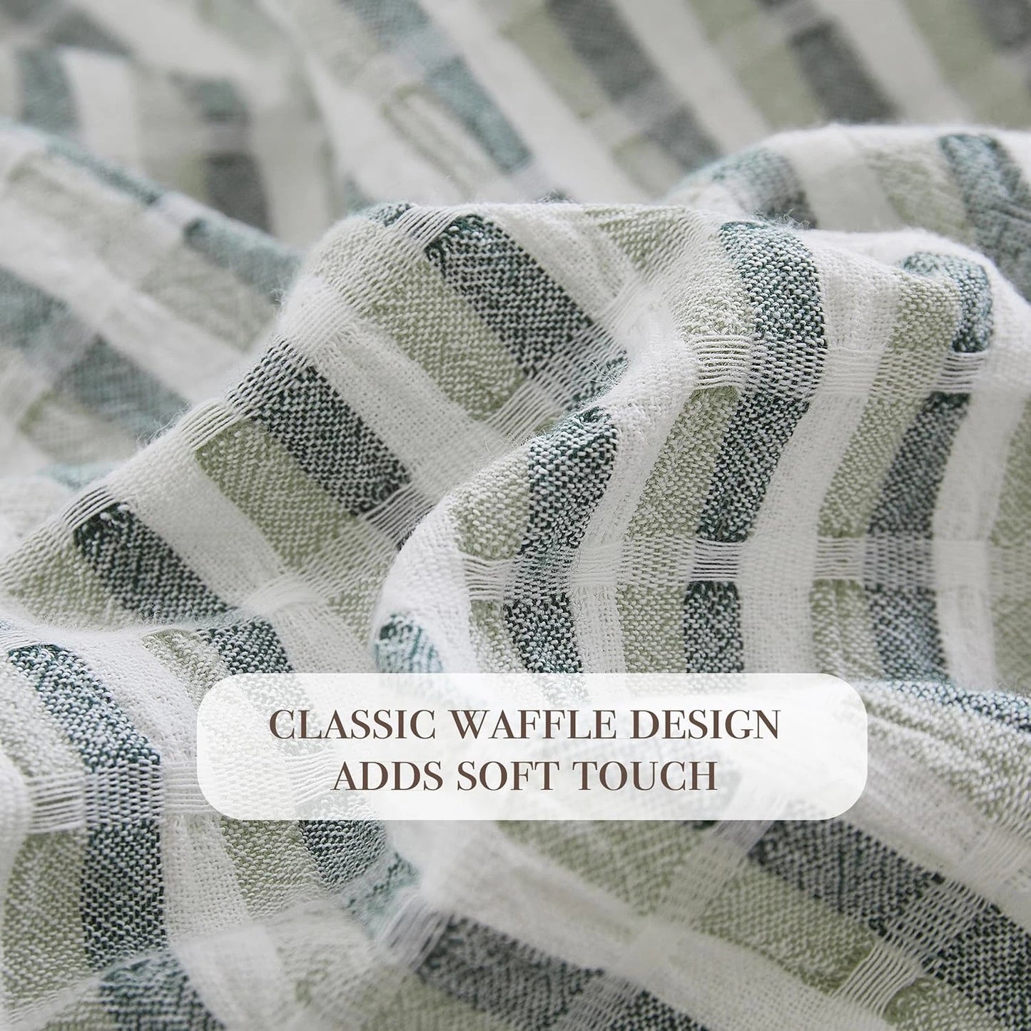 Waffle Weave Duvet Cover