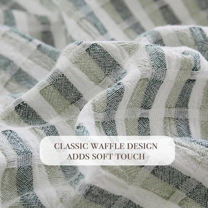 Waffle Weave Duvet Cover