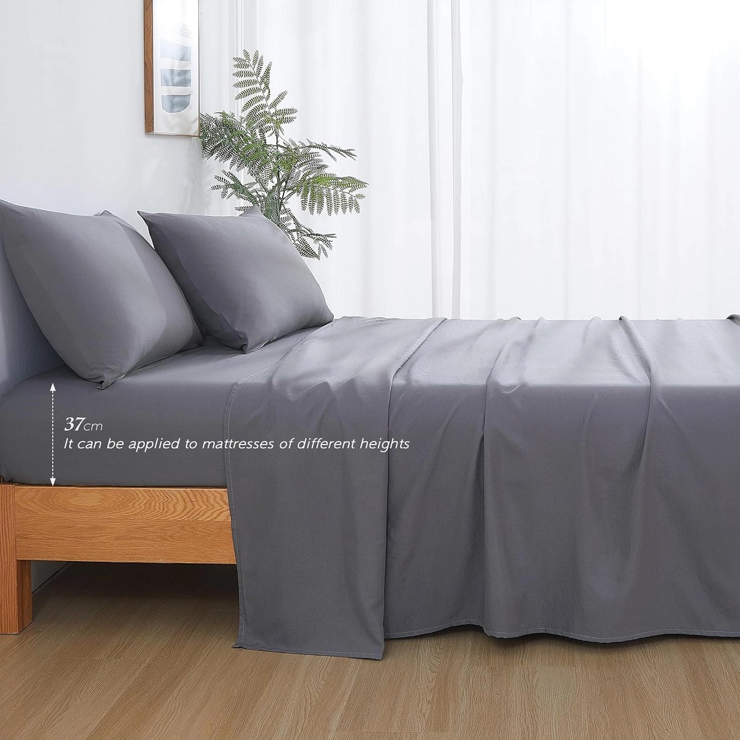 4 Piece Bed Sheet Set