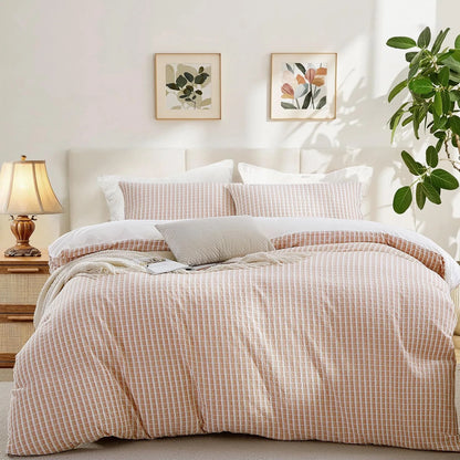 Waffle Weave Duvet Cover