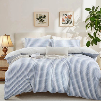 Waffle Weave Duvet Cover